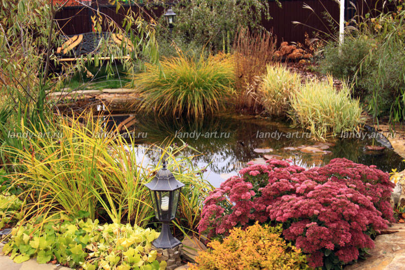 Небольшой уютный садик.