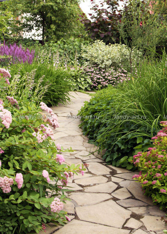 Небольшой уютный садик.