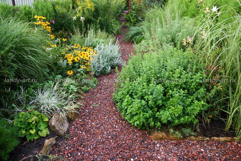 Гравийный сад.