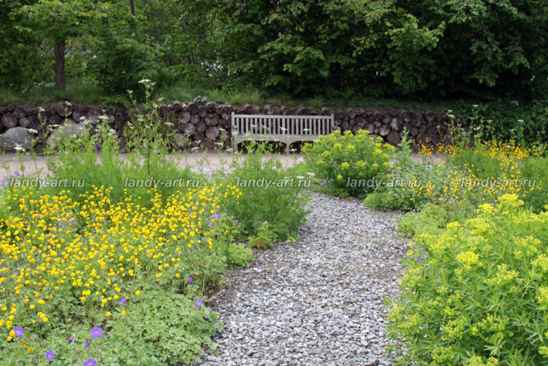 Гравийный сад.