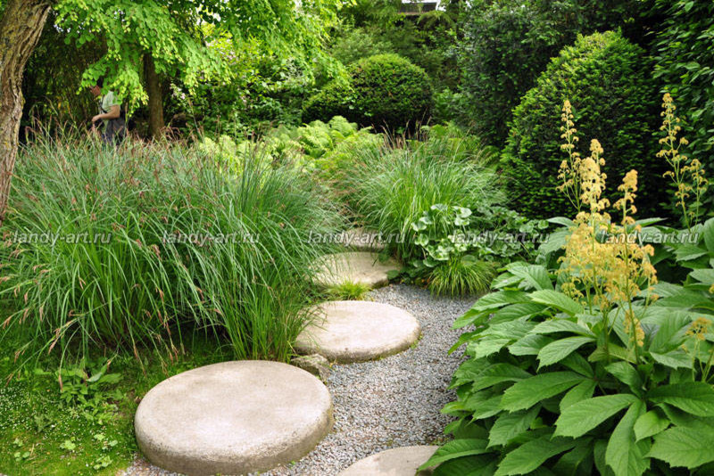 Пошаговые дорожки.