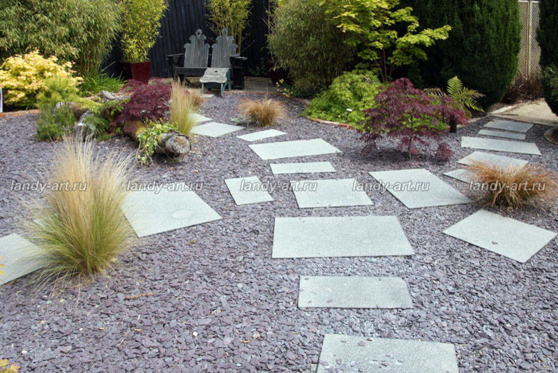 Пошаговые дорожки.