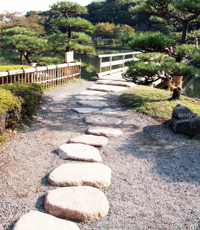 Пошаговые дорожки.