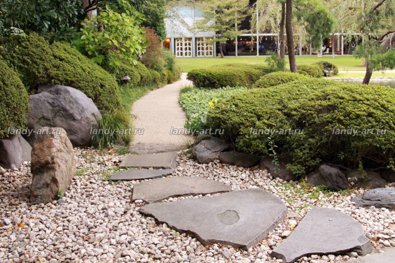 Пошаговые дорожки.