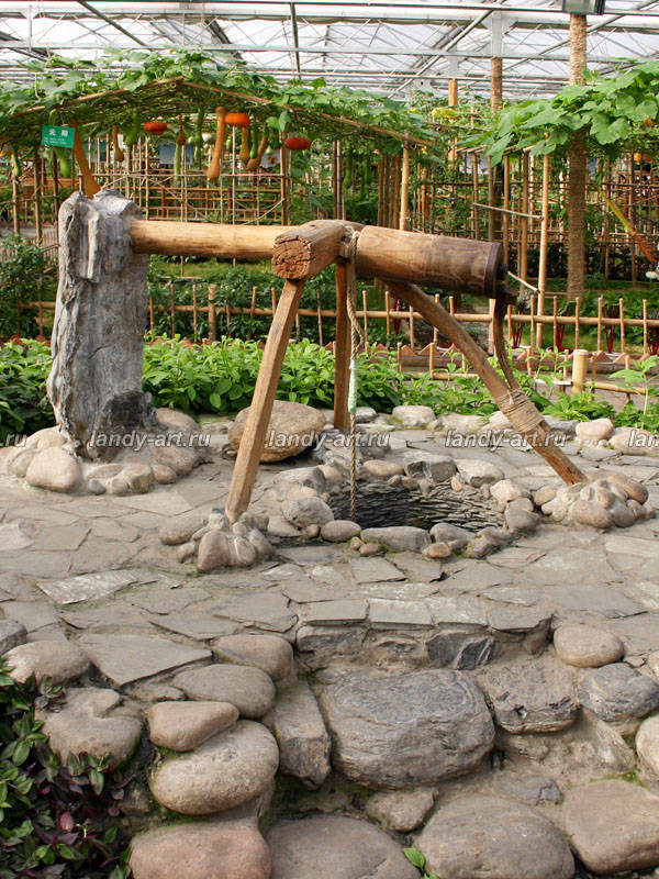 Колодцы и колонки.