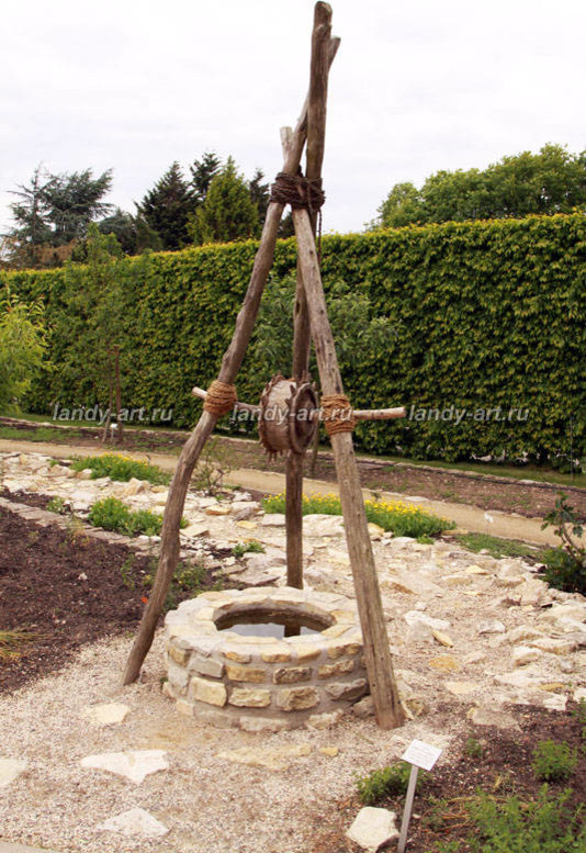 Колодцы и колонки.