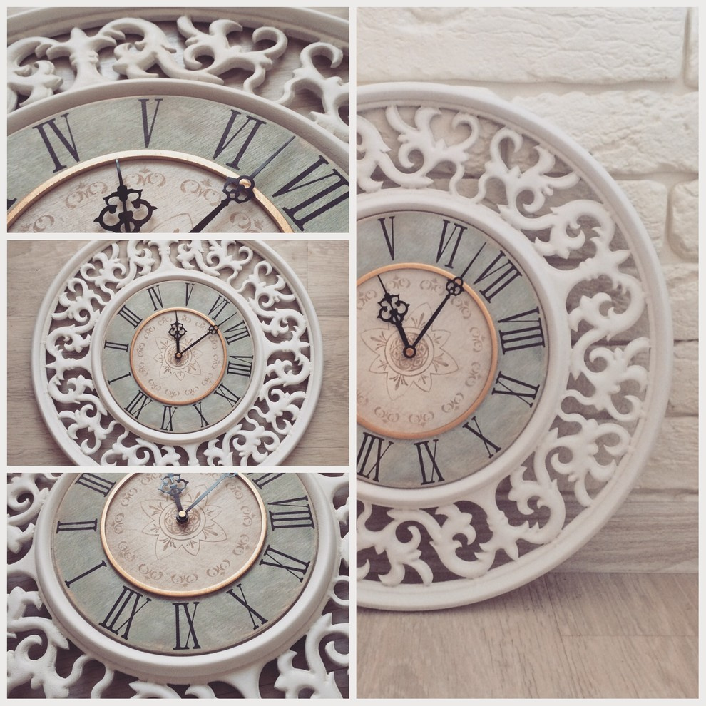 Часы ручной работы для интерьера квартиры в Иркутске