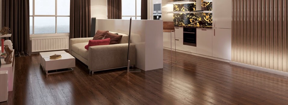 Инженерная доска дуб Кедр.Этот  вариант, как любой темный тон коричневой гаммы,