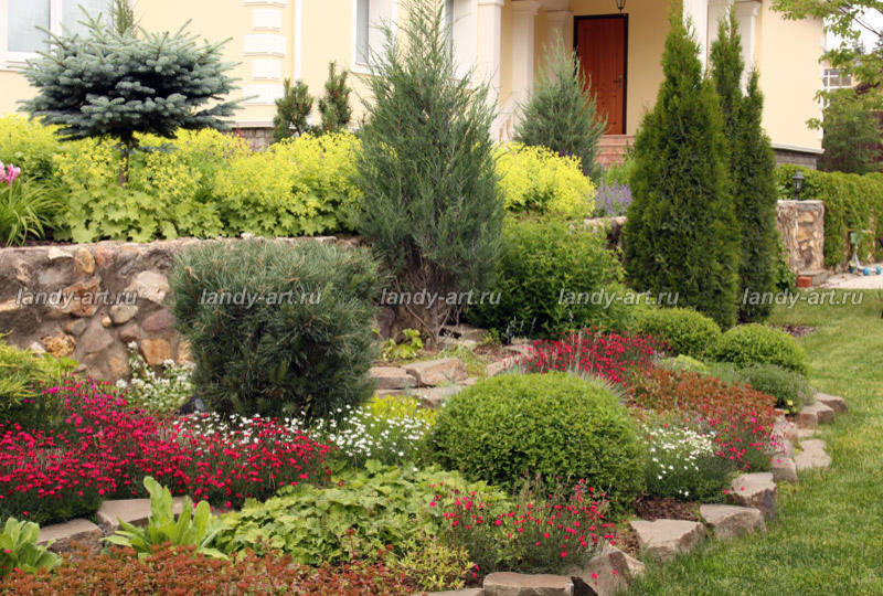 Террасный сад.