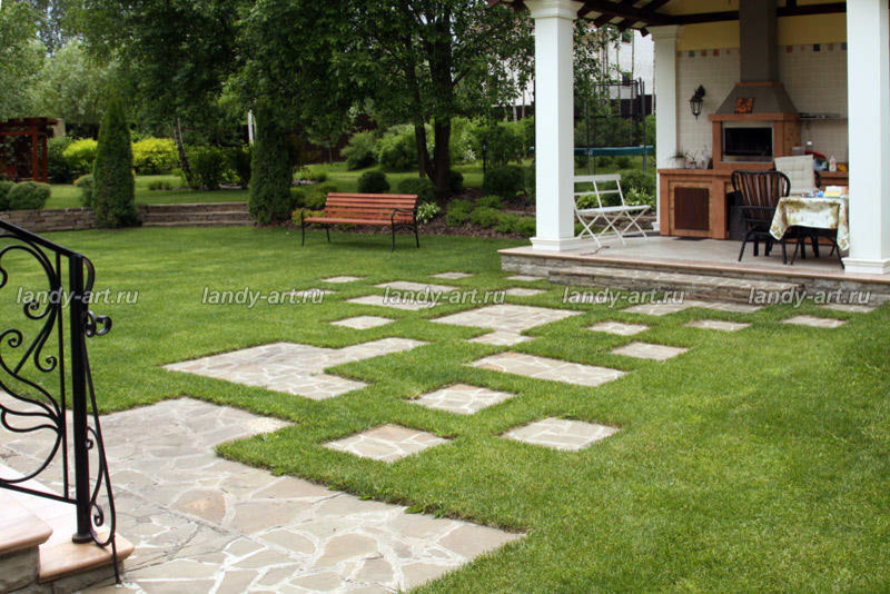 Террасный сад.