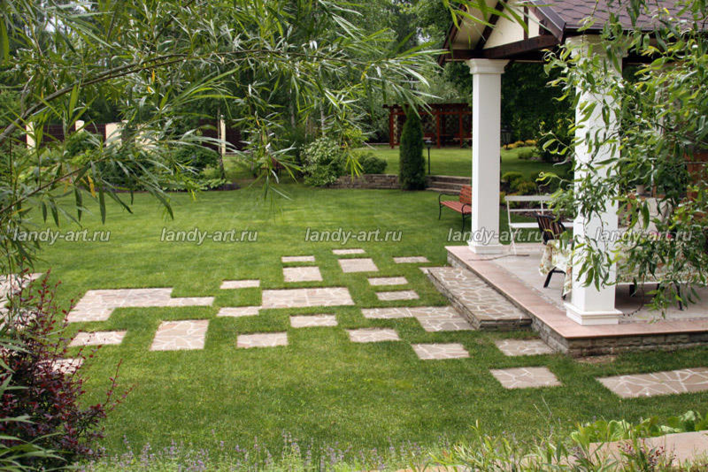 Террасный сад.