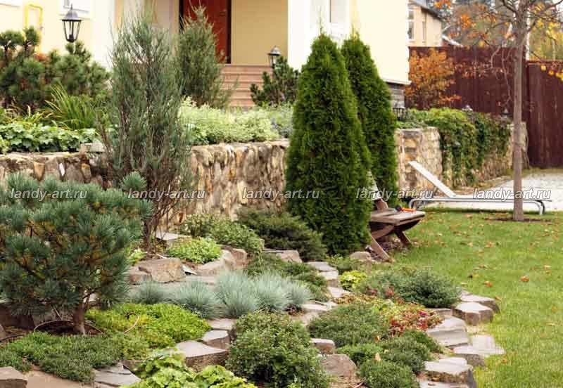 Террасный сад.