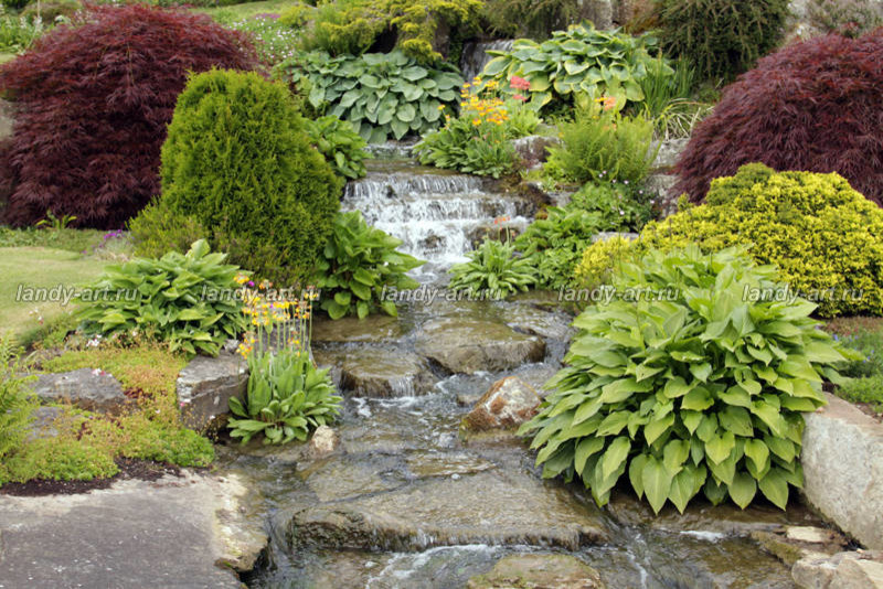 Каскады и водопады.