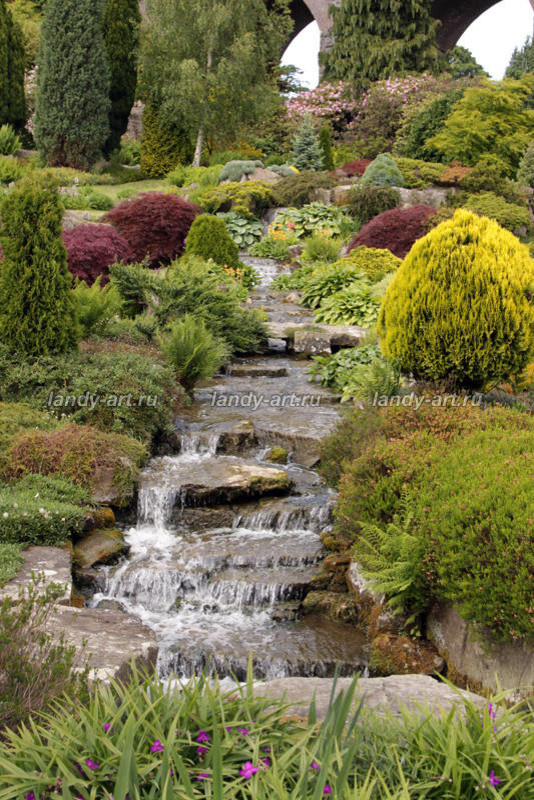 Каскады и водопады.