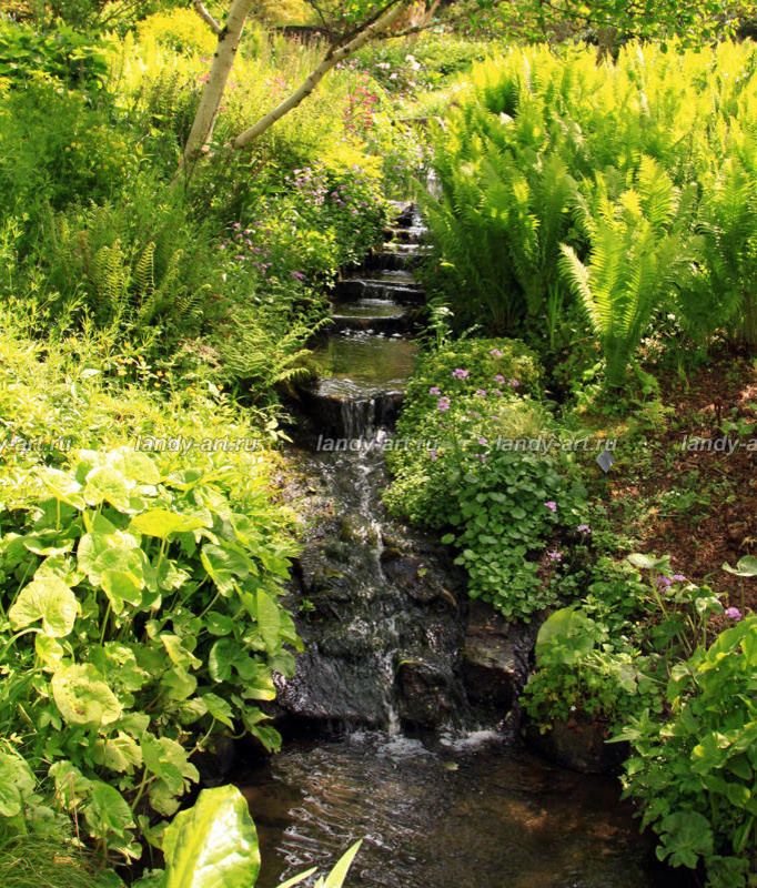Каскады и водопады.