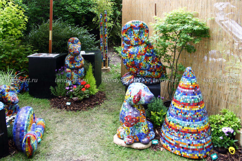 Современные скульптуры для сада.