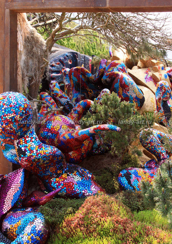 Современные скульптуры для сада.