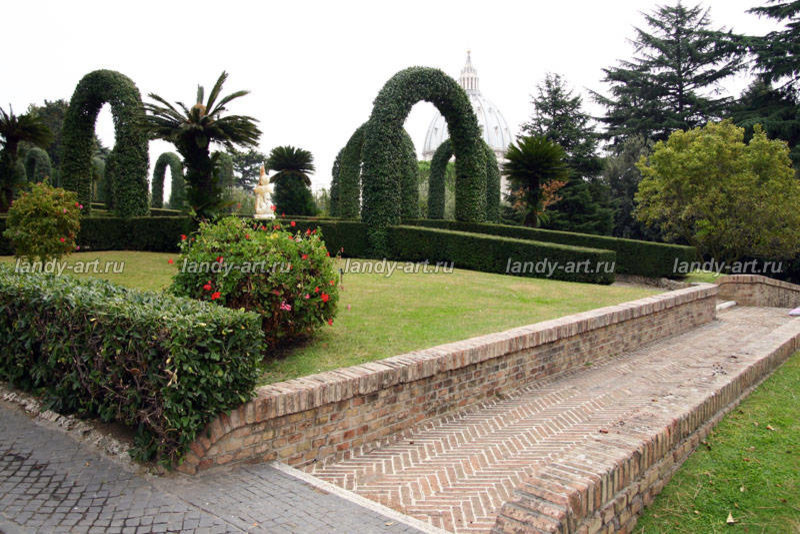 Мощение клинкерным кирпичом.