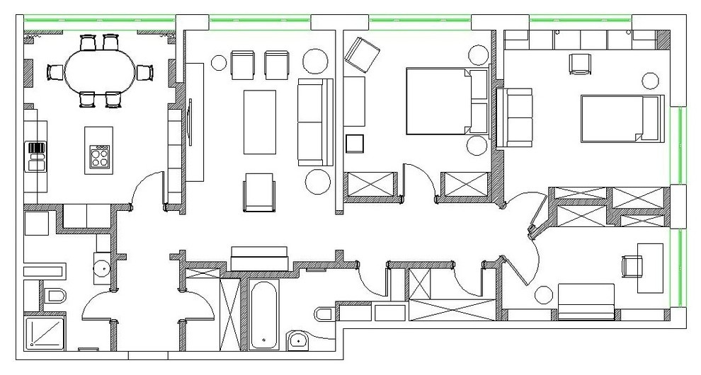 Импрессионизм в квартире на Западе Москвы
