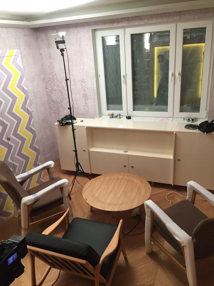 проект интерьера гостиной комнаты для  ТВ программы "КВАРИТРНЫЙ ВОПРОС"