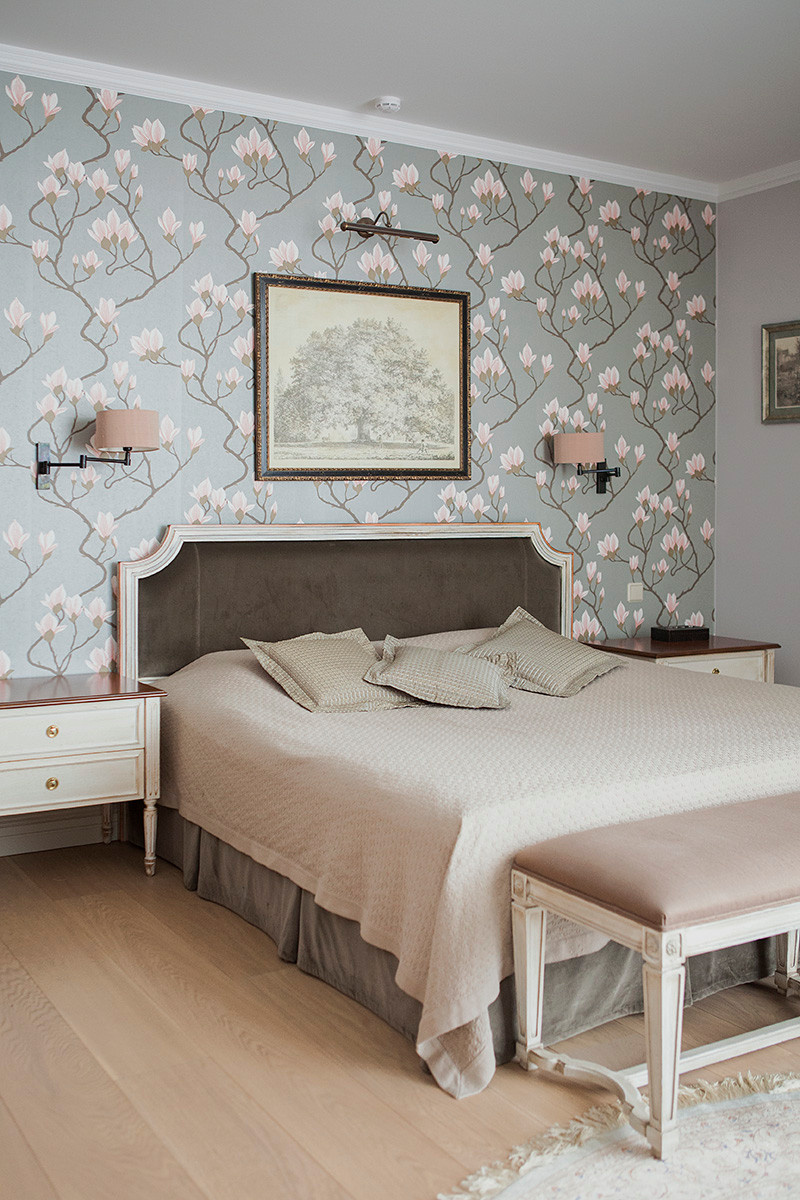 В гостях: Жемчужные тона и балерины в московской квартире