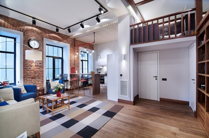 Houzz тур: Квартира в старом Петербурге с антресольным этажом