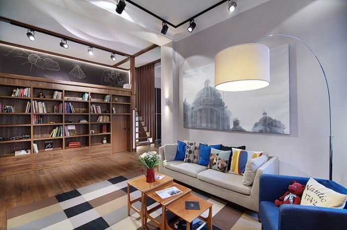 Houzz тур: Квартира в старом Петербурге с антресольным этажом