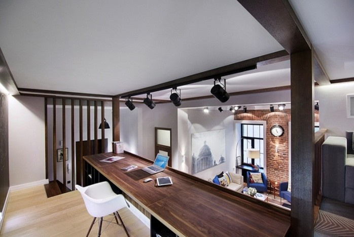 Houzz тур: Квартира в старом Петербурге с антресольным этажом