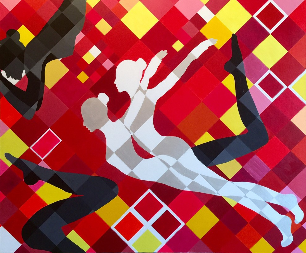 Acrylic on canvas, . 120X100 cm