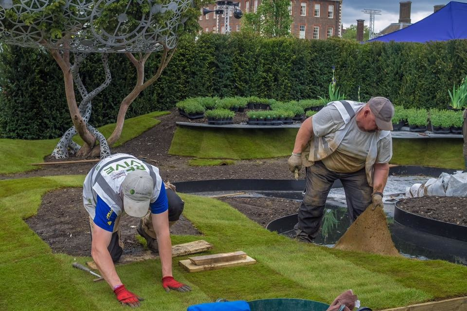 Выставка в Челси: Река времени в саду из России