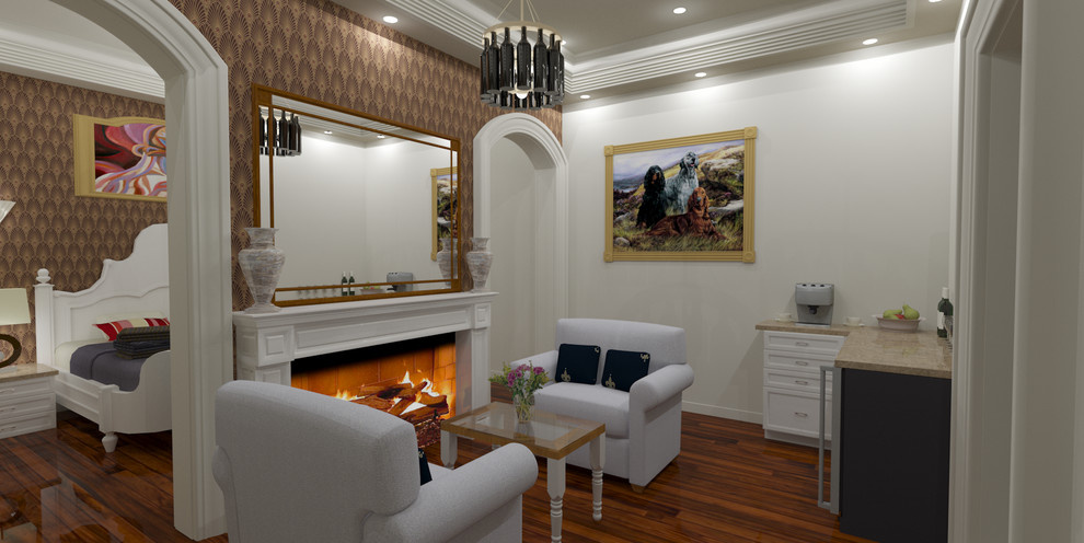 Обложка проекта: Master Bedroom with en suite master bath and walk in closet.