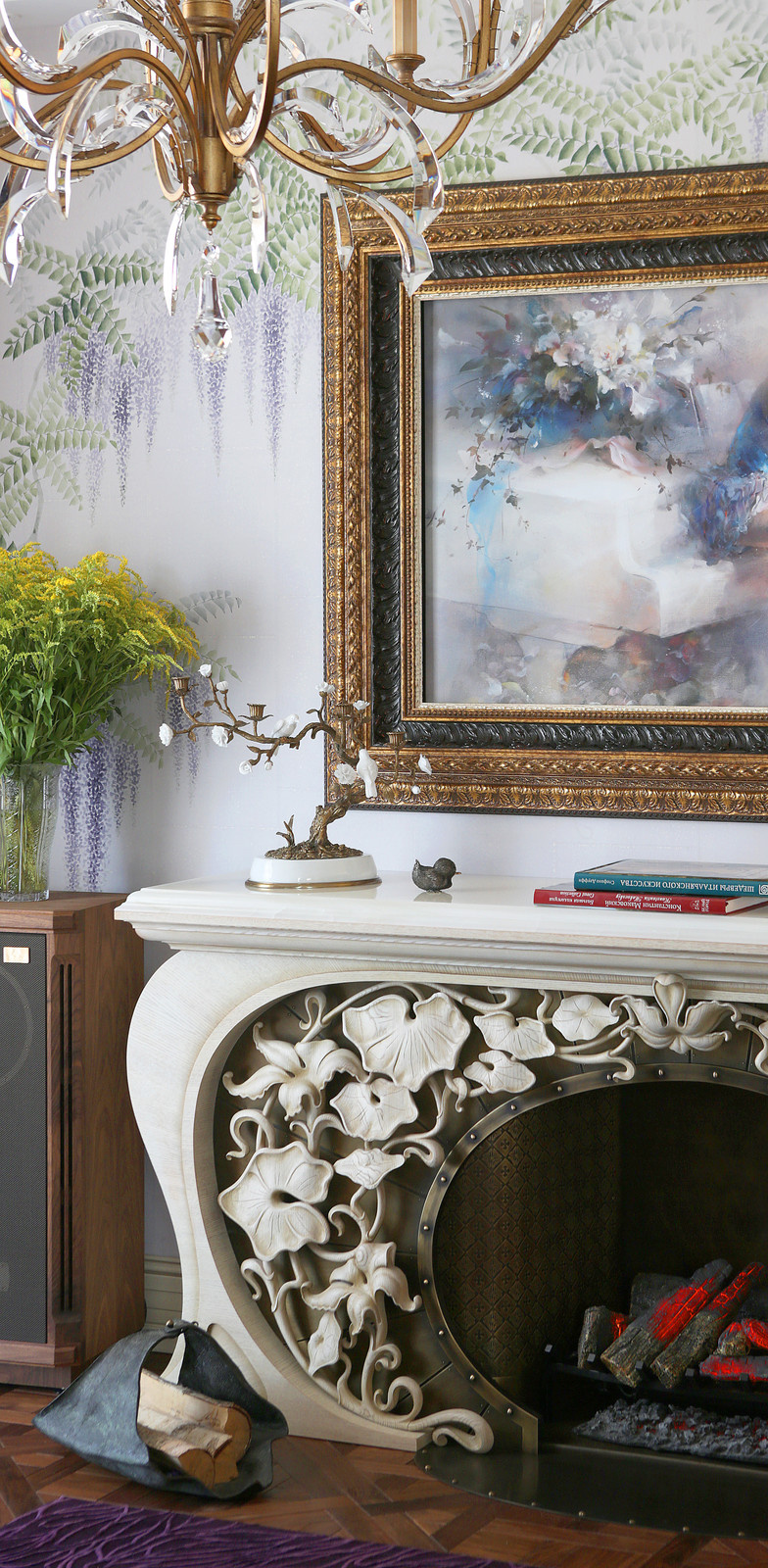 Houzz тур: Изысканная неоклассика в ярких тонах