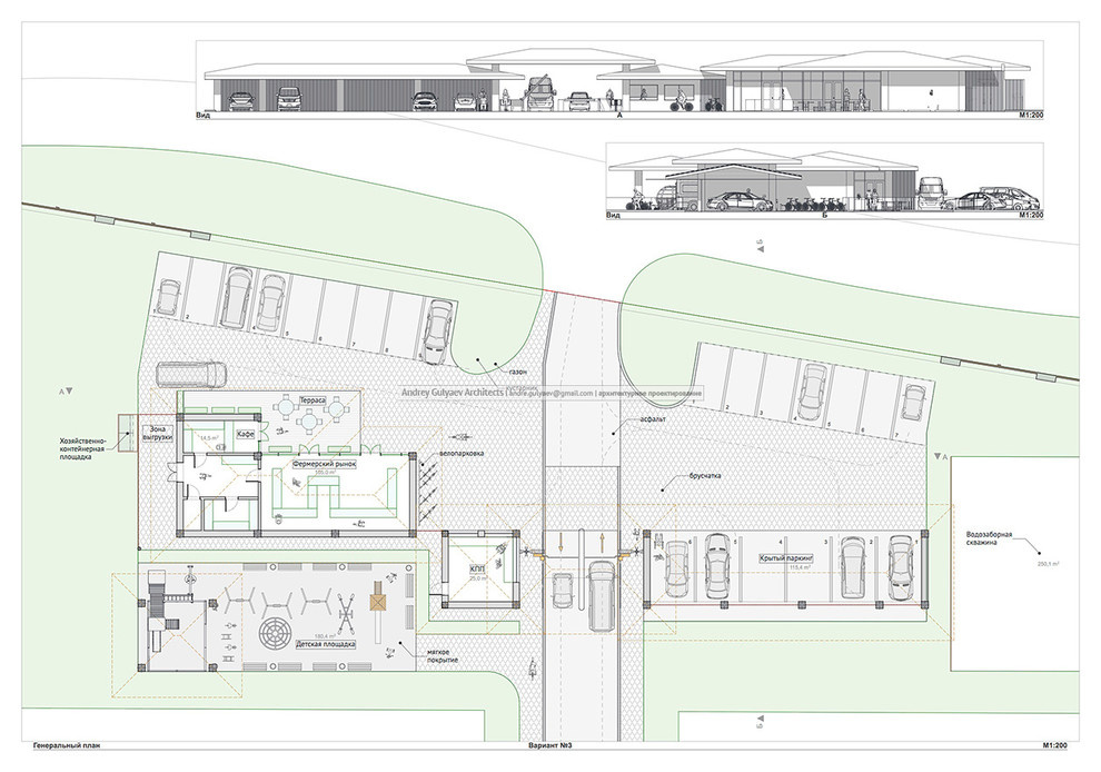 V3 plans, elevations