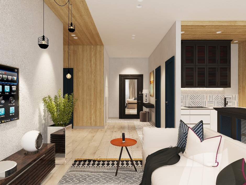 Colorful loft