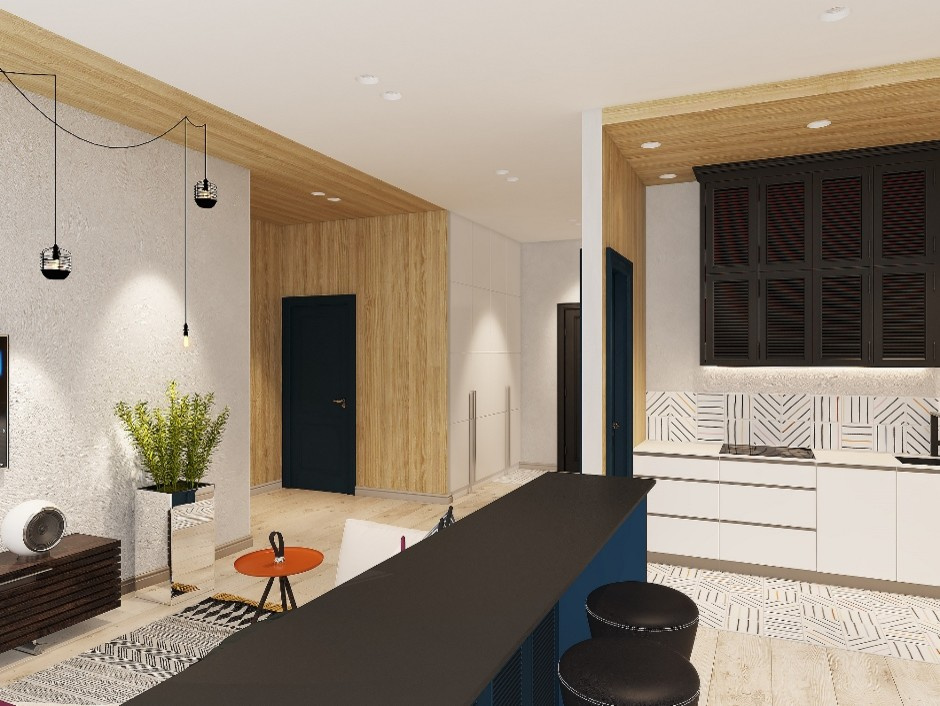 Colorful loft