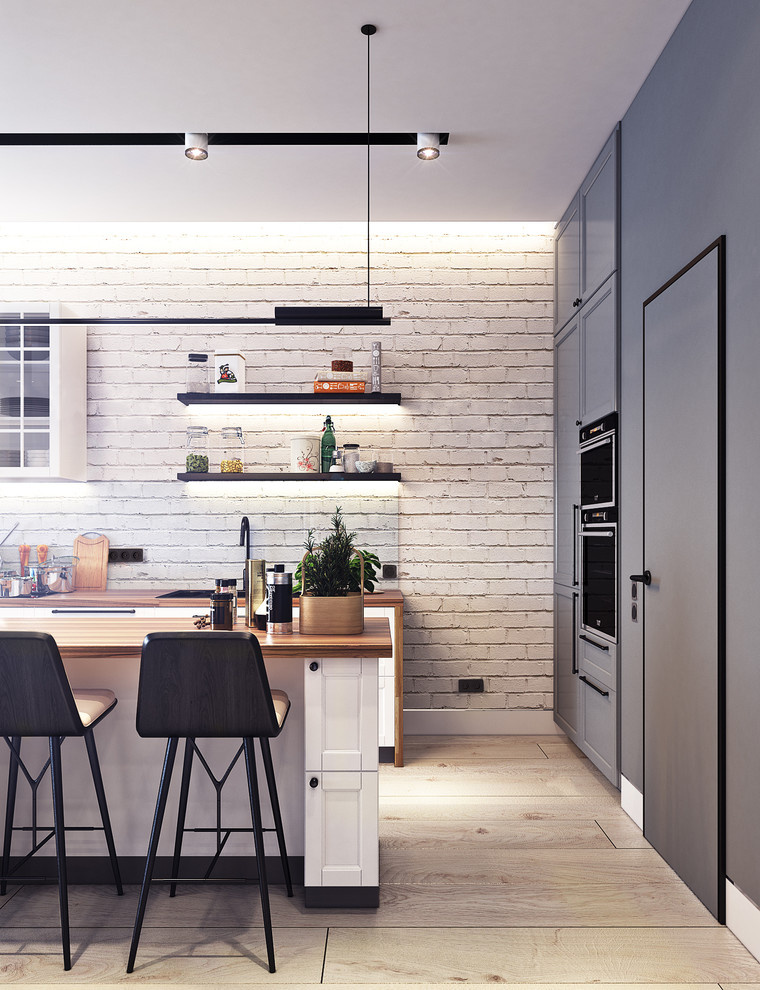 Design project of the apartment in Zagreb (50 sq.m.)