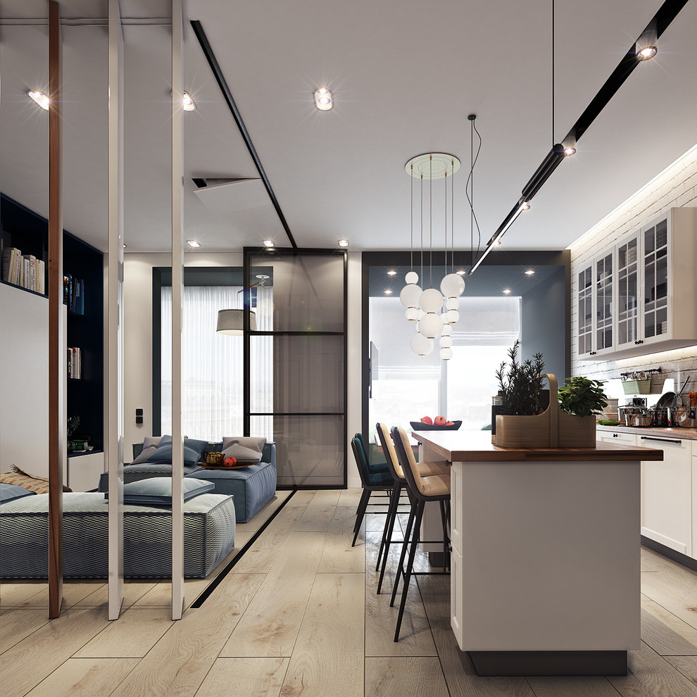 Design project of the apartment in Zagreb (50 sq.m.)