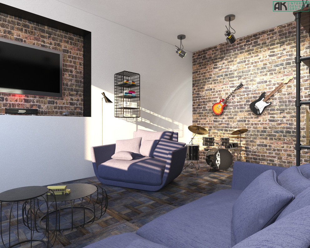 Гостиная для парня-подростка