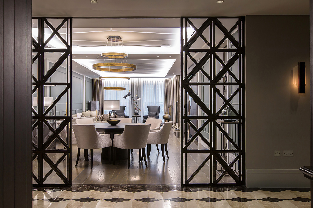 Houzz Британия: Квартира в Лондоне для русских заказчиков