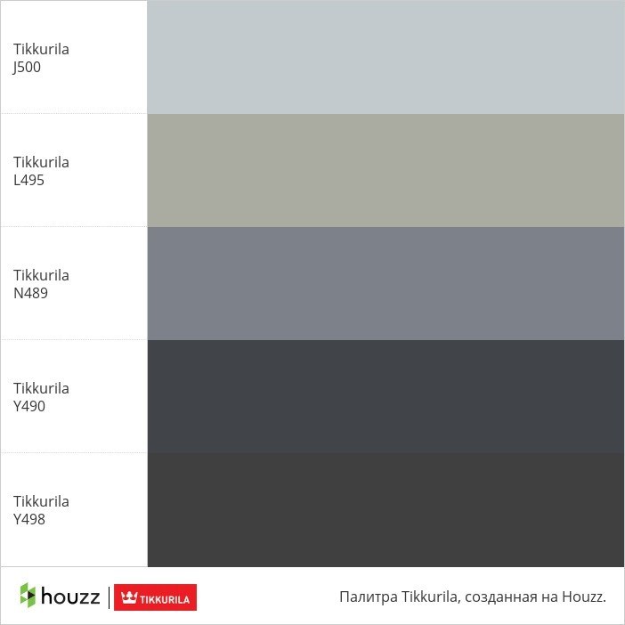 Моя Tikkurila® палитра цветов
