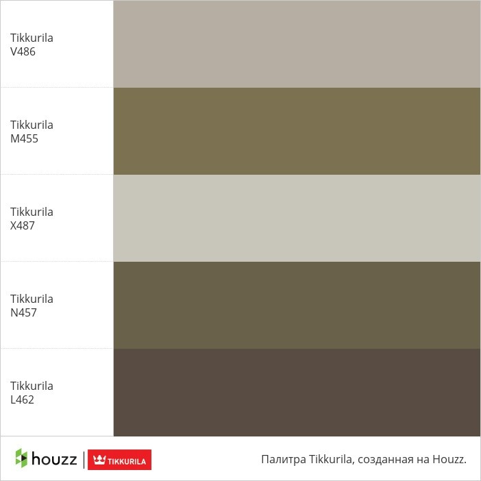 Моя Tikkurila® палитра цветов