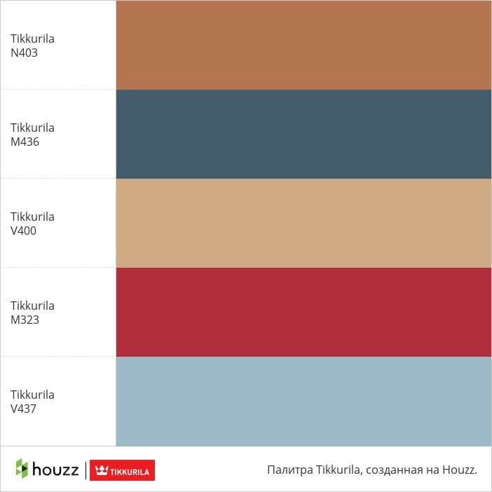 Моя Tikkurila® палитра цветов