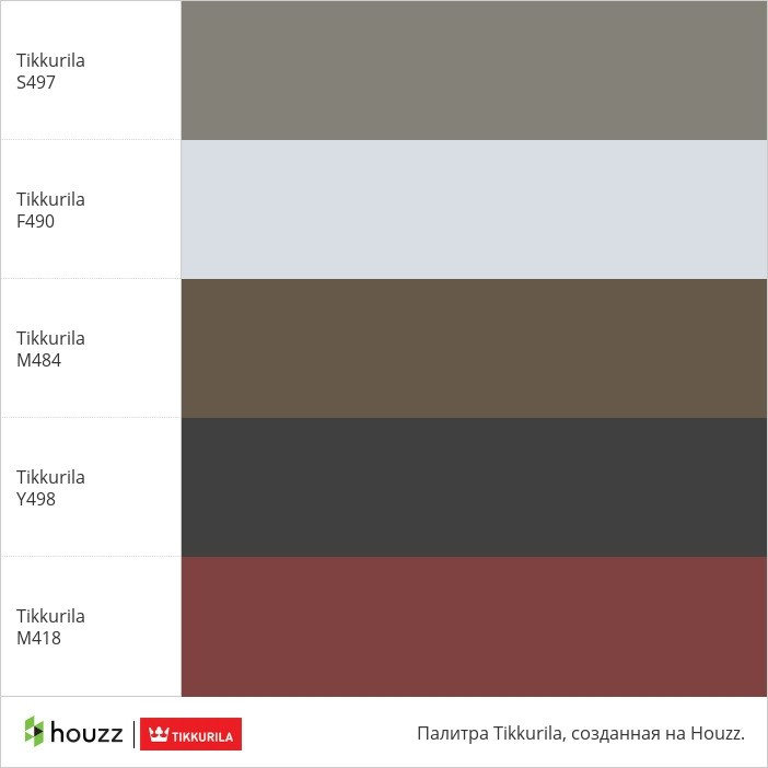 Моя Tikkurila® палитра цветов