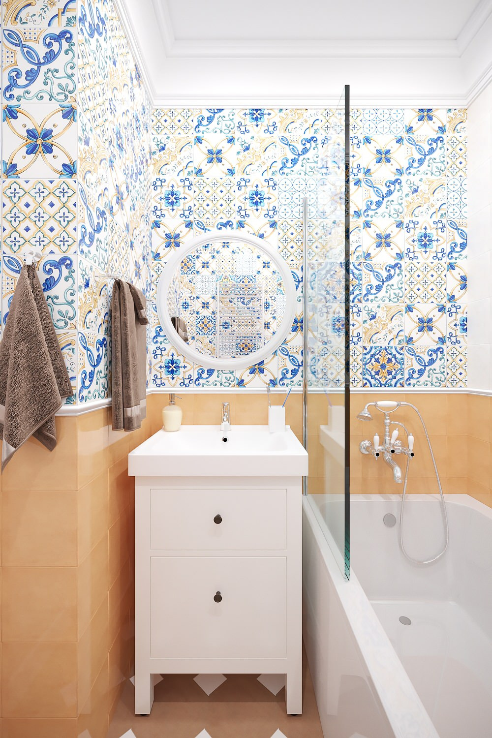 Splash in Bathroom