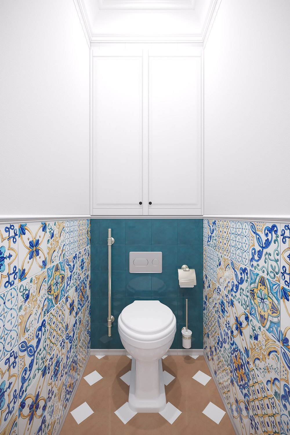 Splash in Bathroom