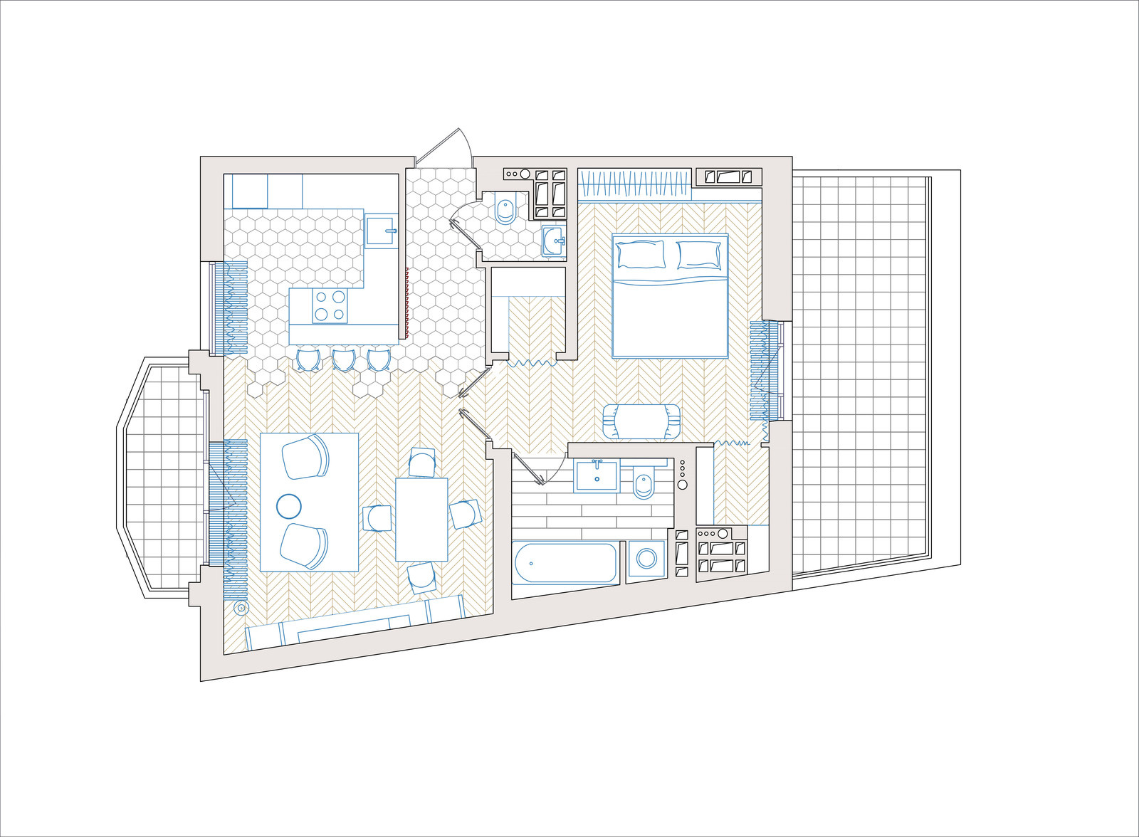 Есть решение: Дизайн комнаты для молодой девушки