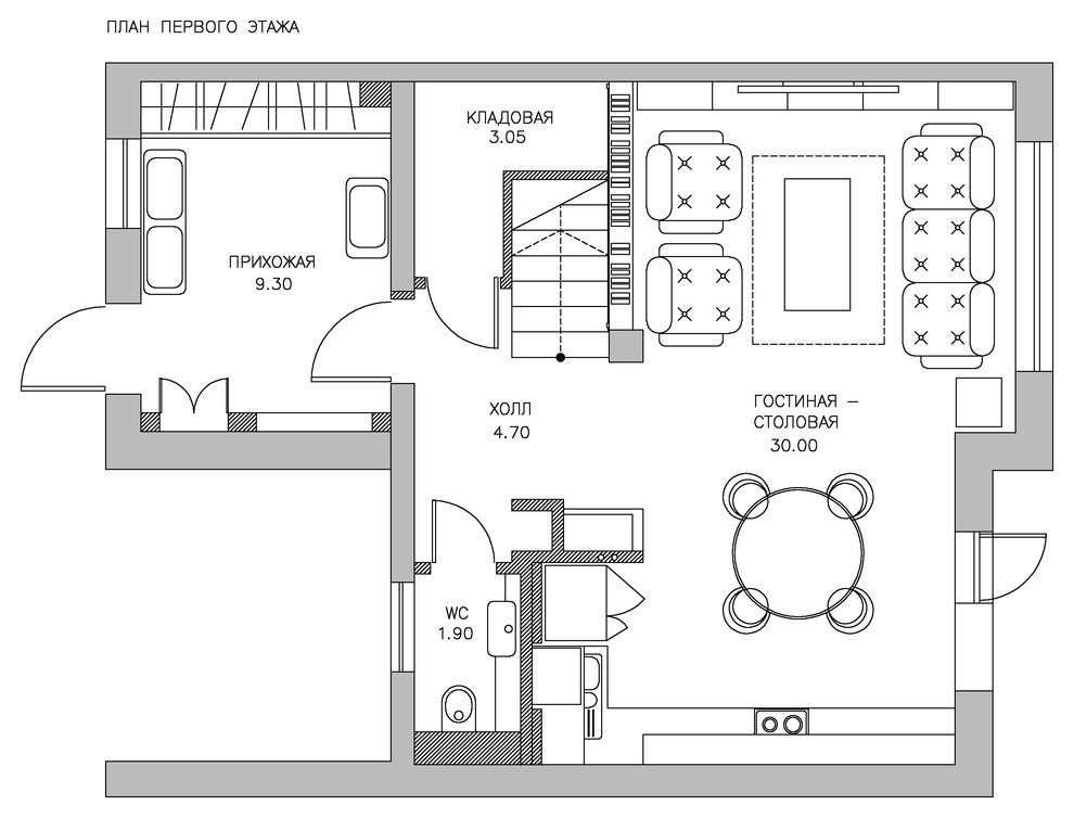 Houzz тур: Городская дача на берегу Финского залива
