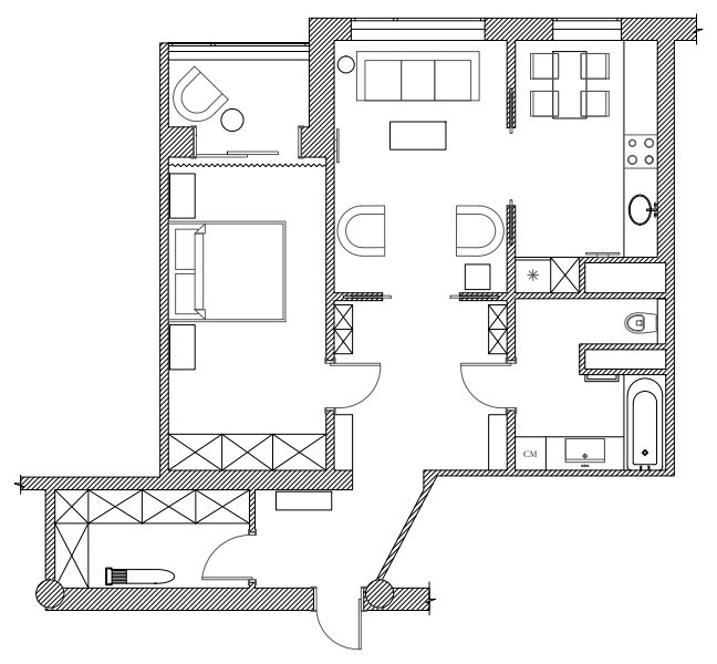 Houzz-тур: Квартира-солнечный зайчик для молодой девушки