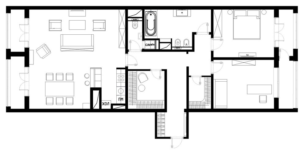 Houzz тур: Квартира с парижским оттенком в Москве