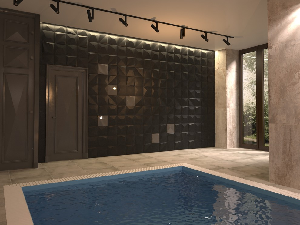 Pool. Art Nouveau style.